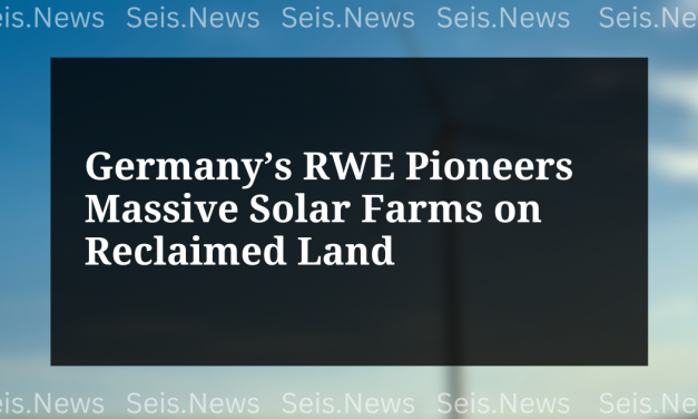 Germany’s RWE Pioneers Massive Solar Farms on Reclaimed Land