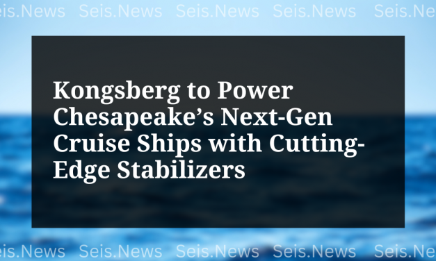 Kongsberg to Power Chesapeake’s Next-Gen Cruise Ships with Cutting-Edge Stabilizers