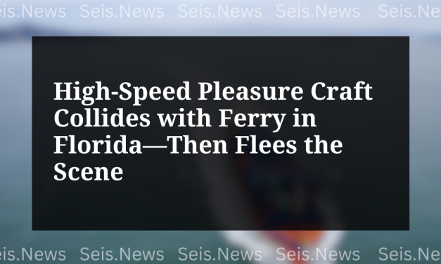 High-Speed Pleasure Craft Collides with Ferry in Florida—Then Flees the Scene