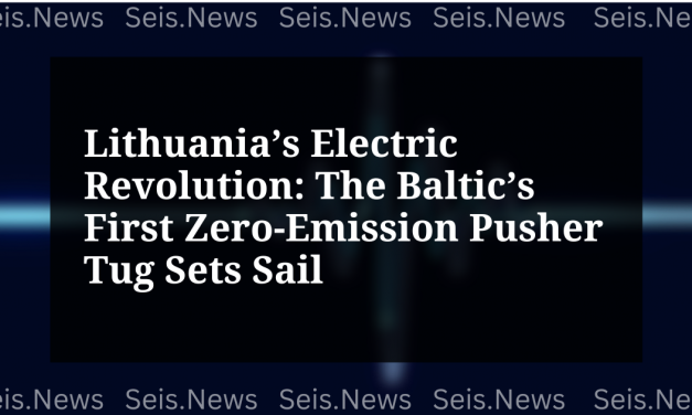 Lithuania’s Electric Revolution: The Baltic’s First Zero-Emission Pusher Tug Sets Sail