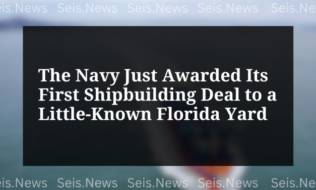 The Navy Just Awarded Its First Shipbuilding Deal to a Little-Known Florida Yard